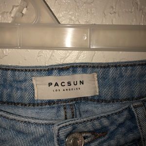 pacsun cropped mom jeans!